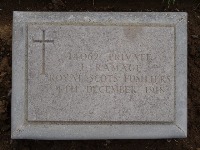 Struma Military Cemetery - Ramage, J